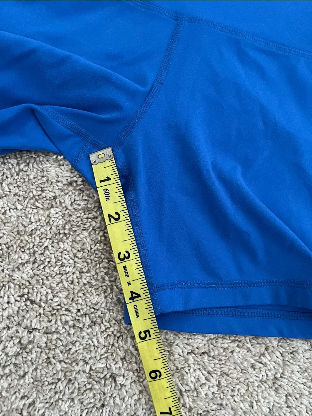 LVBY Women’s Royal Blue 4.5” Inseam Bike Shorts Athleisure Workout High Rise XS